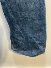 Load image into Gallery viewer, SEZANE Blue Cotton Denim Straight gold accents Jeans, Size 38
