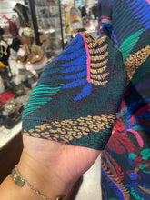 Load image into Gallery viewer, FARM Rio jewel tones Viscose blend Printed NWT! Dress, Size S
