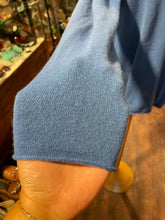 Load image into Gallery viewer, Shanghai Tang Royal Blue Cashmere solid Long sleeve Sweater, Size L

