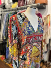 Load image into Gallery viewer, ETRO Yellow Multi Viscose floral multiprints Flowy Maxi Dress, Size 46
