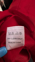 Load image into Gallery viewer, MISS CIRCLE nyc Red Buttons Dropwaist midi Dress, Size M
