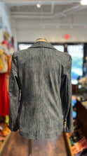 Load image into Gallery viewer, Good Match Blue &amp; White Cotton Pinstripe Blazer, Size 40
