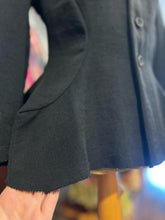 Load image into Gallery viewer, Junya Watanabe X Comme Des Garcons Black wool &amp; cupra back bustle Blazer
