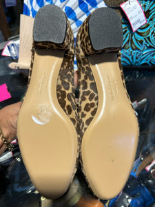 Ferragamo Brown Ponyhair Size 6 heeled flat Bow Shoe