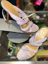 Load image into Gallery viewer, Valentino Lilac Leather strappy heeled Shoe, Size 39.5
