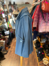 Load image into Gallery viewer, Vertigo Paris denim Cotton Blend Detachable hood Zipper Coat, Size XL
