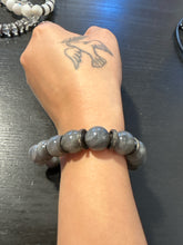 Load image into Gallery viewer, Sheryl Lowe Gray labradorite w/Pave diamond Bracelet
