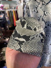 Load image into Gallery viewer, Khaite grey and brown Silk Snakeskin Print Longsleeve Button Up Top, Size 2
