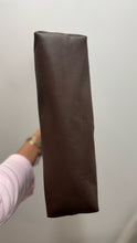 Load image into Gallery viewer, BAGGU Brown Recycled Leather Slouchy shoulder strap Purse
