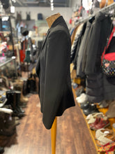 Load image into Gallery viewer, Burberry Black Wool Blend Classic chain Blazer, Size 10
