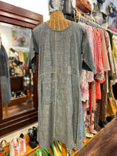 Load image into Gallery viewer, Carol Lee Shanks Blue Heathered Boxy Dress
