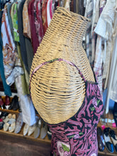 Load image into Gallery viewer, Betsey Johnson Pink &amp; Black Poly rose hearts Vintage Dress
