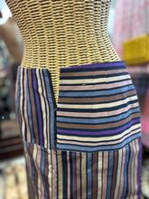 Load image into Gallery viewer, DRIES VAN NOTEN multi colored Cotton Blend striped Pencil Skirt
