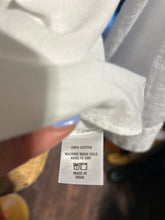 Load image into Gallery viewer, Jess Brown White Cotton Button up 3/4 length sleeve Top, Size 1=S
