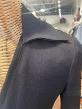 Load image into Gallery viewer, Diane Von Furstenberg Black Cotton &amp; Silk floral &amp; glitter wrap dress Dress
