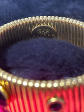 Load image into Gallery viewer, Gas Bijoux Gently Worn gold &amp; black Gold Plated Bracelet
