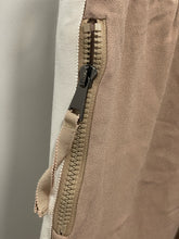 Load image into Gallery viewer, MONCLER Tan &amp; Black Poly Blend Jogger Pant, Size 42
