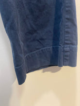 Load image into Gallery viewer, Nili Lotan Navy Cotton Blend button fly Pant, Size 8
