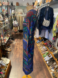 FARM Rio jewel tones Viscose blend Printed NWT! Dress, Size S
