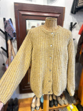 Load image into Gallery viewer, Hansel from Basel Wheat Mohair blend Ribbed cardigan Sweater
