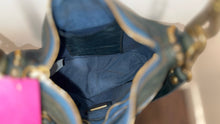 Load image into Gallery viewer, Compagnia Italiana Teal Leather stud accents multi strap option Purse
