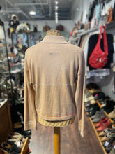Load image into Gallery viewer, wispr Tan Cotton knit stitching Button Up Sweater, Size S
