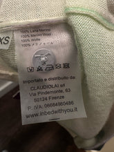 Load image into Gallery viewer, in bed with you green, white &amp; purple Wool Camo cardigan Sweater, Size XS
