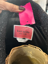 Load image into Gallery viewer, Kate Spade Black Blend sparkly Silver Hardware Blazer
