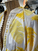 Load image into Gallery viewer, acler White &amp; yellow Blend Printed Puffy Sleeve mini Dress, AS IS, Size S
