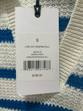 Load image into Gallery viewer, onia white &amp; blue Linen Stripe NWT pant 2 piece
