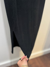 Load image into Gallery viewer, Thom / Krom Black Viscose side pocket Skirt, Size S
