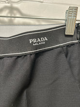 Load image into Gallery viewer, Prada Black Blend Logo side zip Pant AS IS-holes, Size 36
