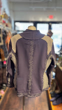 Load image into Gallery viewer, Ricochet Purple &amp; Grey Blend stitching Deconstructed Handcrafted Blazer, Size M/L
