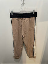 Load image into Gallery viewer, MONCLER Tan &amp; Black Poly Blend Jogger Pant, Size 42
