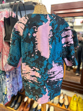 Load image into Gallery viewer, MSGM multicolor Poly Blend Abstract Buttons shortsleeve Jacket
