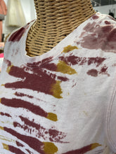 Load image into Gallery viewer, Raquel Allegra white, red, yellow cotton &amp; poly Tie Dye Sleeveless Top, Size 3=L
