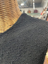 Load image into Gallery viewer, St John Black belted Tweed Dress, Size M/L
