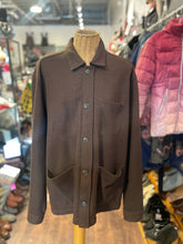 Load image into Gallery viewer, Massimo Dutti Chocolate Wool Blend button down W/Collar Sweater, Size XL

