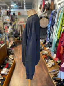 Acne Studios Black Cotton Oversized Sweatshirt, Size XXS