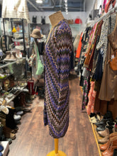 Load image into Gallery viewer, Missoni purple &amp; multi Cashmere Blend Chevron button layering top Top/Cardigan, Size S size missing
