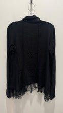 Load image into Gallery viewer, Black Cotton Blend tulle Jacket
