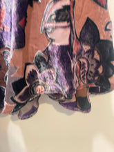 Load image into Gallery viewer, ETRO brown multi Viscose blend Floral Velvet Detail sheer accent Skirt
