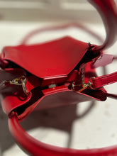 Load image into Gallery viewer, Remi &amp; Reid Red VEGAN Size Mini multi strap option Purse
