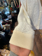Load image into Gallery viewer, Rag &amp; Bone Off white Wool Blend knit cardigan Sweater, Size L
