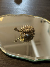 Load image into Gallery viewer, Silver handcrafted Tortoise pin
