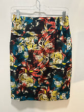 Load image into Gallery viewer, erdem multi color Cotton Blend Floral pencil skirt pocket Skirt
