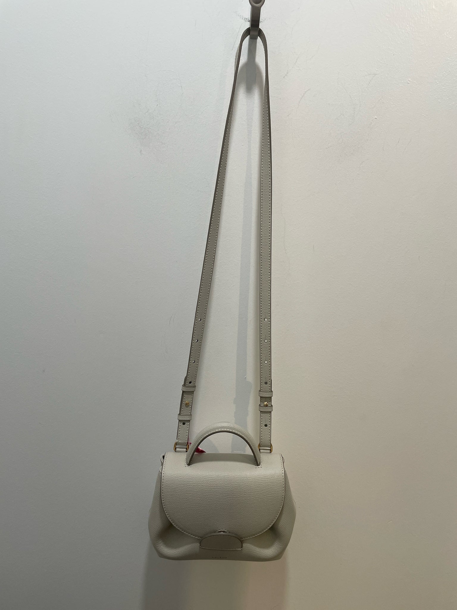 Polene Taupe Calf Skin crossbody Purse