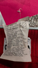 Load image into Gallery viewer, Vintage Issey Miyake red &amp; black 100% cotton zipper accent Skirt, Size 2=M
