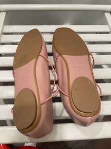 M.Gemi Pink Leather Size 38 Flat Shoe