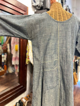 Load image into Gallery viewer, Carol Lee Shanks Blue Heathered Boxy Dress
